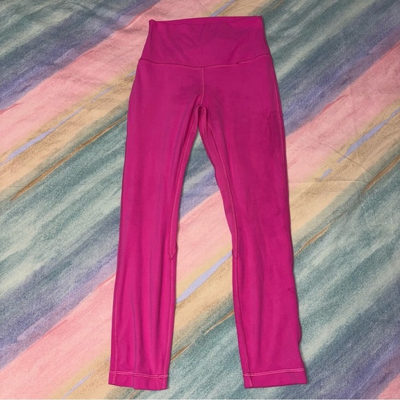 Lululemon Align High-Rise Crop 23" Size 4 Sonic Pink - Picture 3 of 8